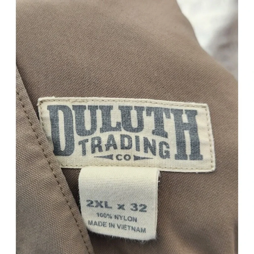 Duluth Trading Mens Cargo Pants Size XXL Khaki Workwear‎ Outdoor Relaxed